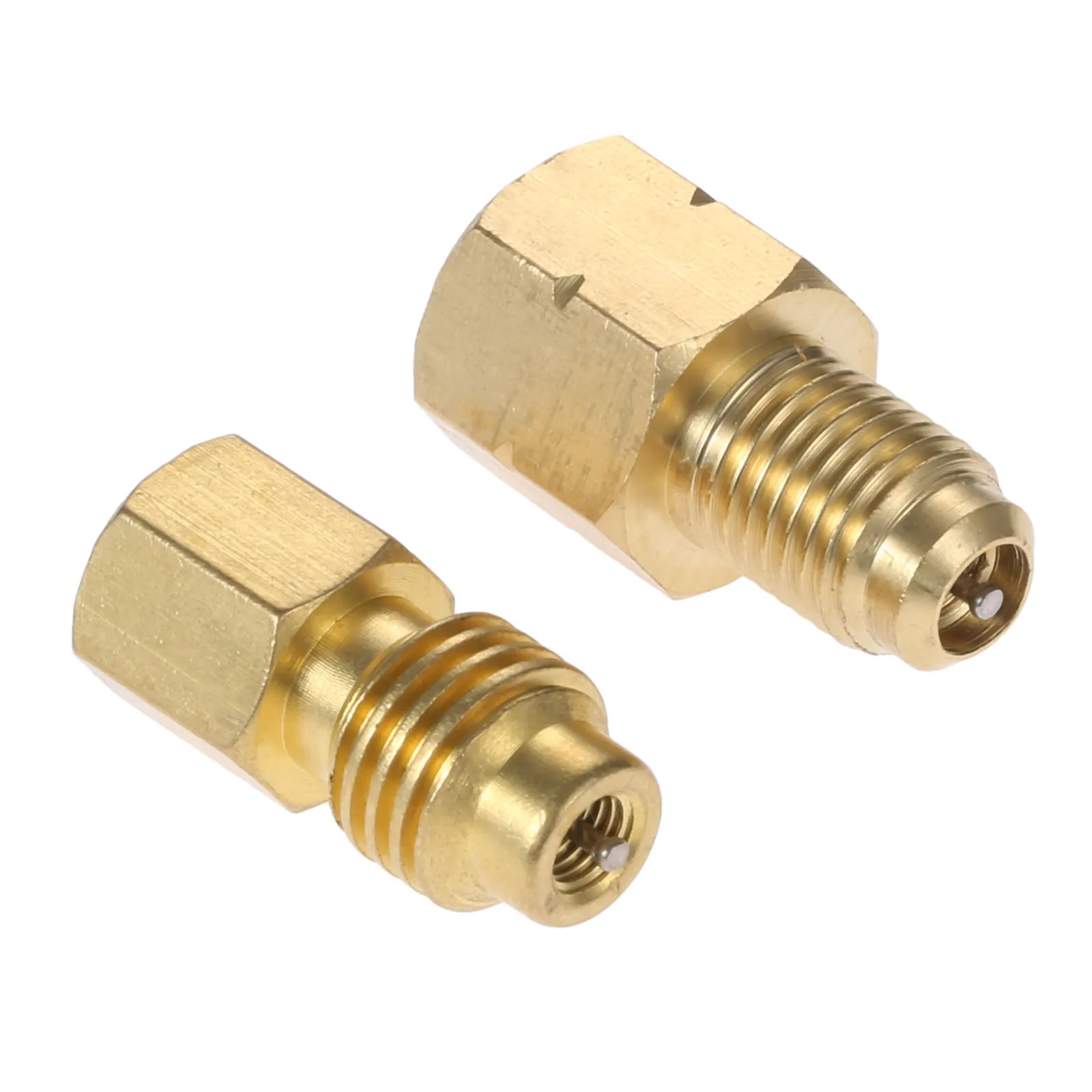 Adattatore Filettatura Sae Adattatori Refrigerante DAZZLEEX - Convertitore R134A W21.8 A 1/4' SAE Per Auto Adattatore R134A - Foto 8