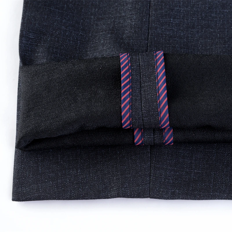 ICPANS Big Size 40 42 44 Suit Pants Man Autumn Wool Formal Office Trousers Men High Waist Straight Loose Dress Pants Men