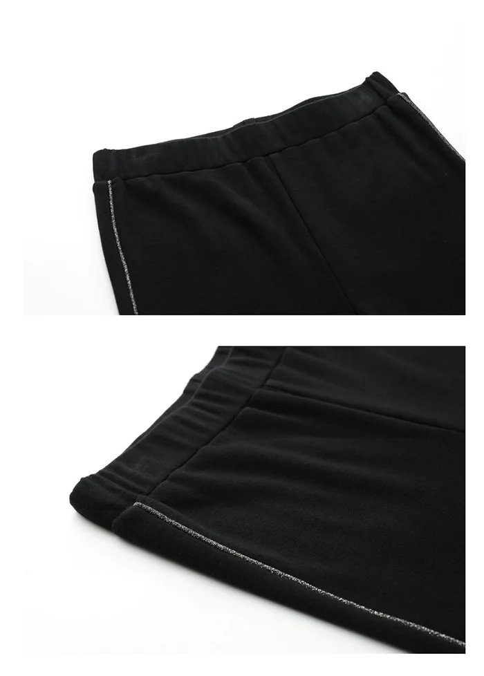 Toyouth Осенние новые черные леггинсы, верхняя одежда, тонкие повседневные штаны, тонкие узкие брюки