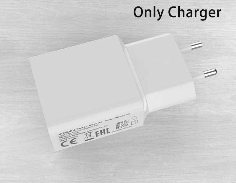 65w charger phone Original Xiaomi Charger Adapter 5V 2A Micro USB Type-C Data Cable Travel Charging Adapter For MI 3 4 5 Redmi Note 3 3S 3X 4X 65w usb c charger Chargers