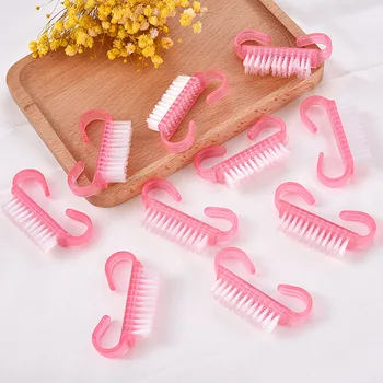 

10pcs Nail Cleaning Nail Brush Finger Care Tool File Manicure Pedicure Soft Remove Dust Manicure Tool Clean Brush for Nail Care