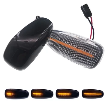 

2x sequential blinker indicator turn signal lights dynamic lamp for Mercedes-Benz W124 W163 W210 W202 W140 W638 W208 CLK320