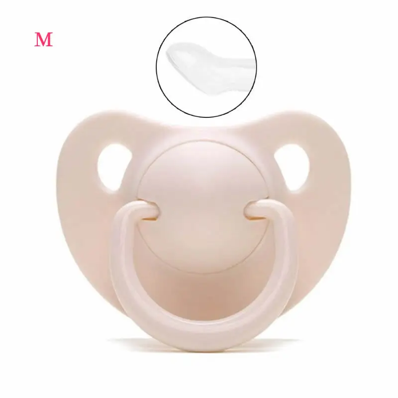 Dummy Nipples Baby Newborn Silicone Pacifier Children Boys Girls Orthodontic Pacifiers New - Цвет: BG-M