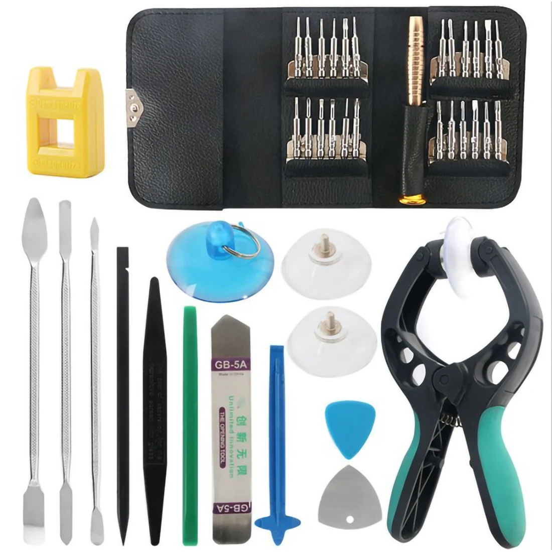 

40in1 Mobile Phone Pry Screen Open Disassemble Repair DIY Hand Tool Kit Screwdriver Set Suciton Cup Plier for iPhone for Samsung