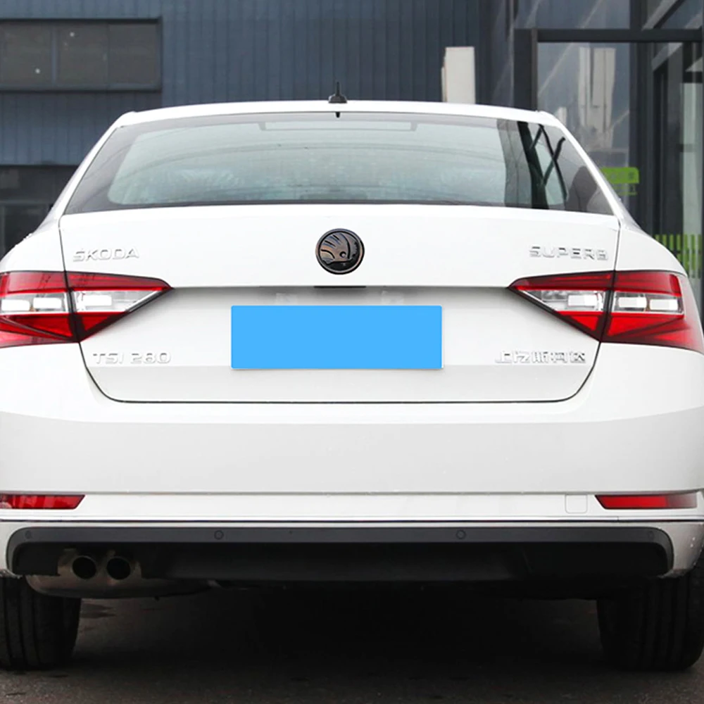 80/90mm Car Emblem ABS Front Hood Bonnet Rear Trunk Decor Sticker For Skoda Yeti Fabia Octavia 3 2 Kodiaq Karoq Rapid Yeti A5 A7