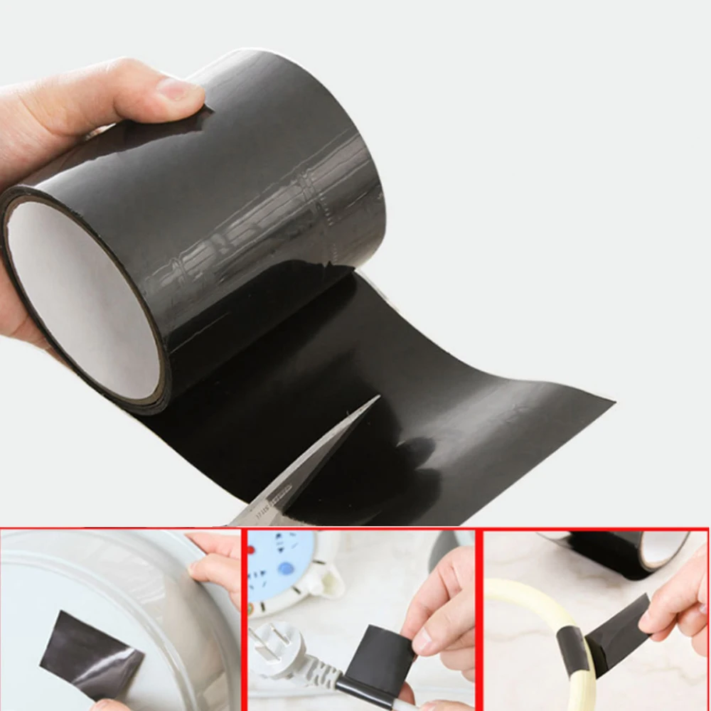 

150x10 cm Super Strong Waterproof Fiber Tape Stop Leaks Seal Repair Tape Self Adhesive Tape