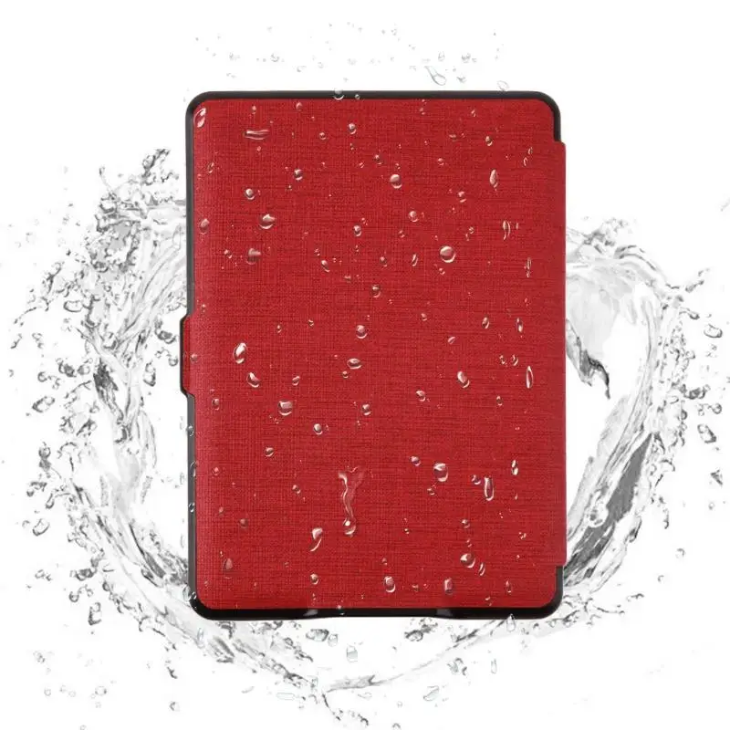 

Leather E-Book Case Protective Cover Magnetic Shell for Kindle Paperwhite 1/2/3 Unique Design Easy to Access All Buttons