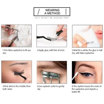 

1pc Makeup Eye Set Eyelash Glue Portable False Eyelash Glue Eyelash Adhesive Example Adhesive Solid White Black maquiagem 9ml *