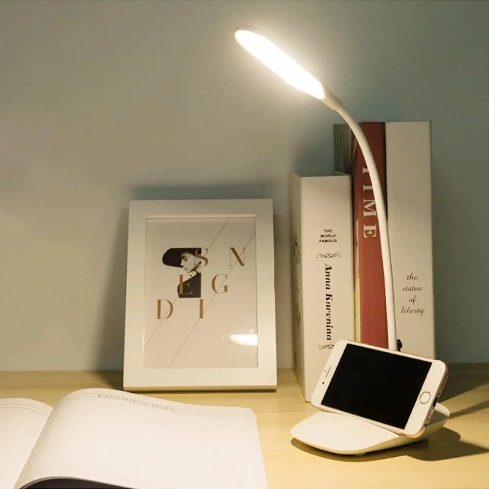 

Desk Lamps High Quality Adjustable intensity USB Rechargeable Desks Table Lamp Reading Light Touch Switch Desk Lamps