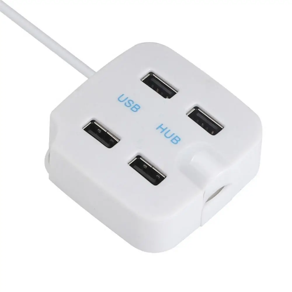 VIPATEY маленький USB2.0/USB 3,0 4 вспомогательное устройство для USB 3,0 с кронштейном для мобильного телефона, подходит для Windows 98SE/ME/2000/XP/WIN7, OS - Цвет: White USB3.0