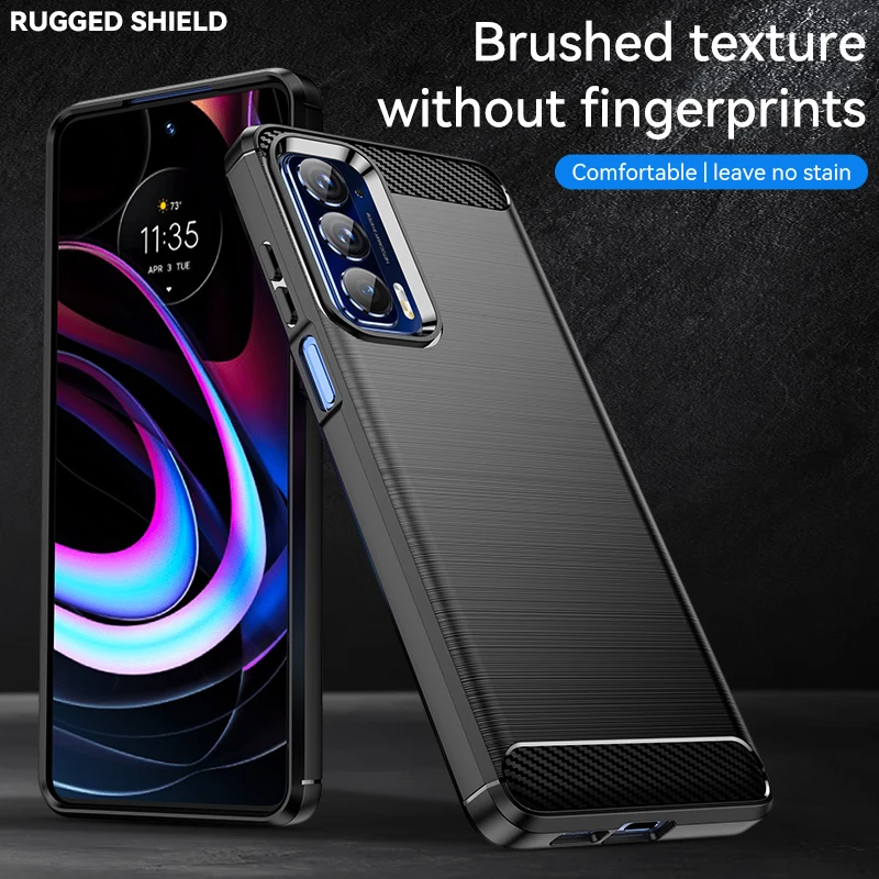 TingYR Cover per Motorola Edge 20 Lite, Ultra Sottile di Gomma, Ottima Cover Antiurto TPU Flessibile, Custodia Case per Motorola Edge 20 Lite Smartphone.(Blu