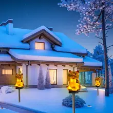 Ночник в форме котенка светодиодный садовый светильник Солнечный водонепроницаемый домашний сад креативные солнечные лампы на солнечных батареях лампа для газона