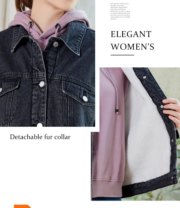 LEIJIJEANS, новинка, большой размер, плюс бархат, джинсовая одежда, модный большой меховой воротник, четыре цвета, классика, плюс бархат, женская джинсовая куртка
