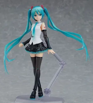 

Anime Vocaloid Hatsune Miku V4X Figma 394 PVC Action Figure Collectible Model Kids Toys Doll 14CM