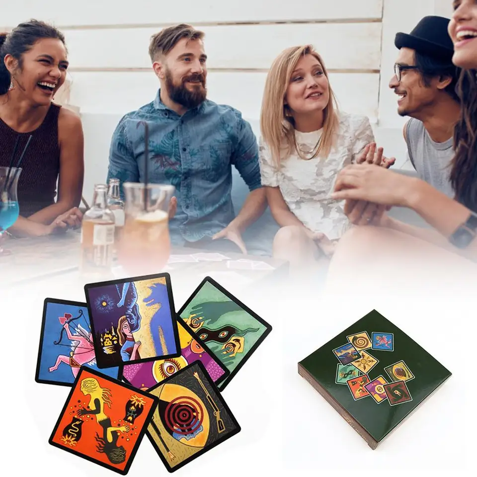 Loup Garou Tarot Cartes Oracle Guidage Divination Destin Tarot Deck Jeux De Societe Anglais Famille Fete Jeu De Carte Divertissement Aliexpress