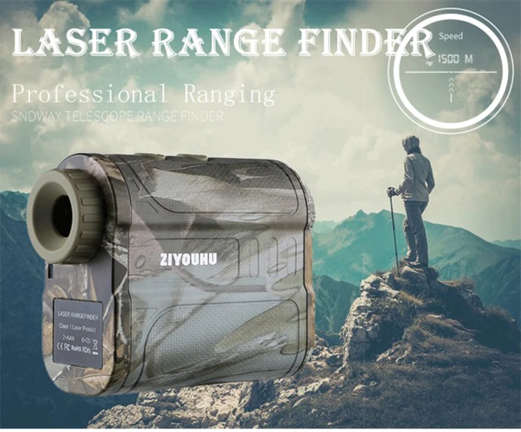 New Type Functional Laser Range Finder for Height Measurement, Distance Measurement Velocity Measurement and Angle Construction