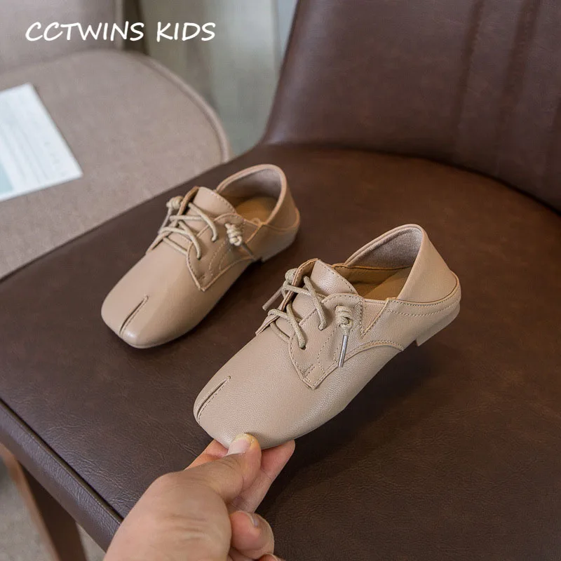 CCTWINS/детская обувь; коллекция года; сезон весна; Модные слипоны для маленьких мальчиков; детская обувь из искусственной кожи на плоской подошве; брендовые черные оксфорды для девочек; GX2017 - Цвет: Хаки