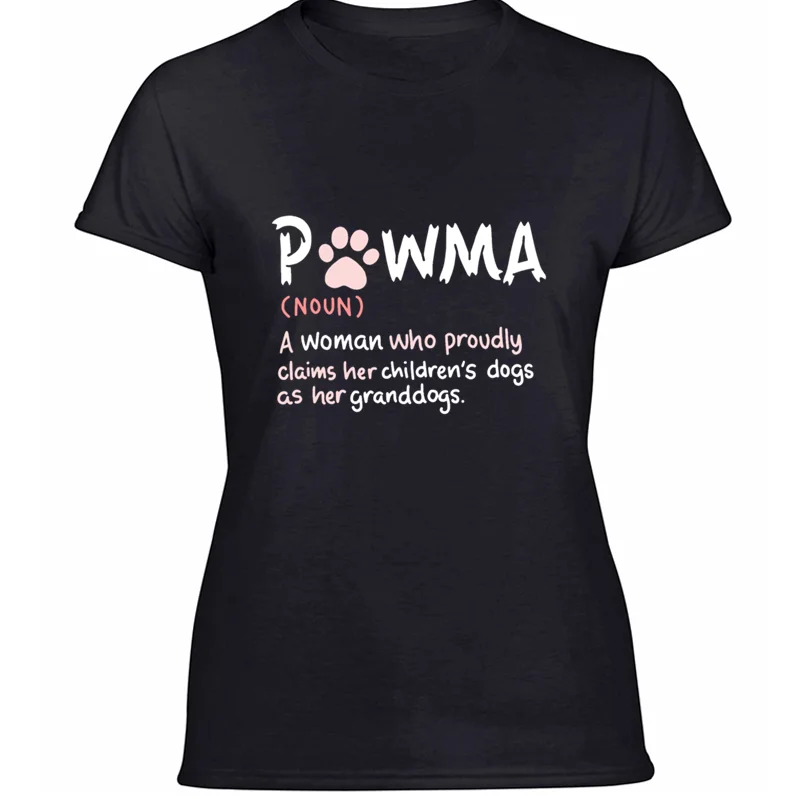 Дизайн смешной собаки любовь: grandma aka powma Футболка мужская крутая белая мужская футболка Crazy Harajuku Хип-хоп Топ
