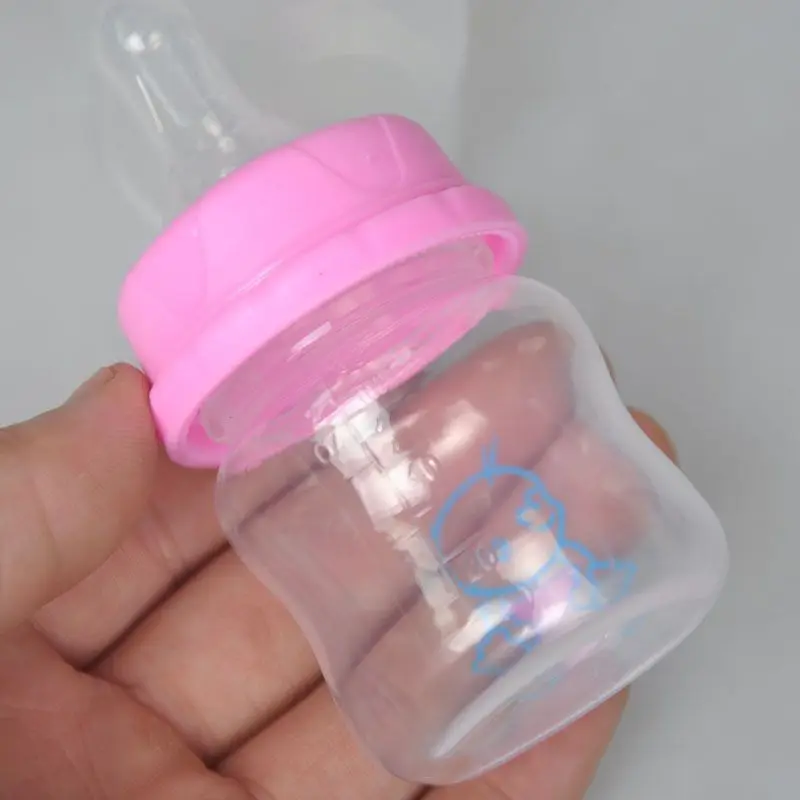 Прекрасный ребенок мини портативный Кормление безопасный, не содержит БФА новорожденных детей уход Детская Бутылочка Молоко Фруктовый сок бутылки 60 мл