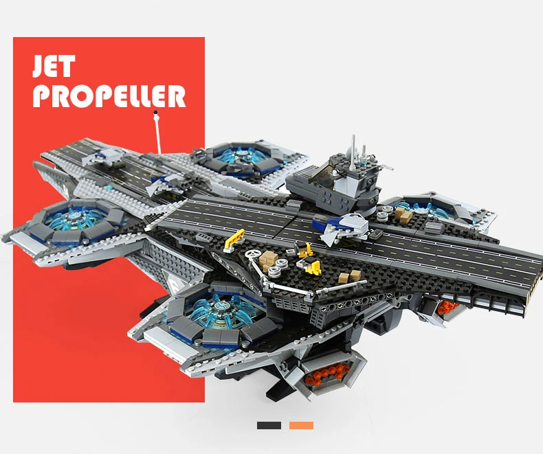 3057 шт Mailackers The Shield Helicarrier Marvel Супер Герои Мстители Бесконечность войны Кирпичи Строительные блоки для детей