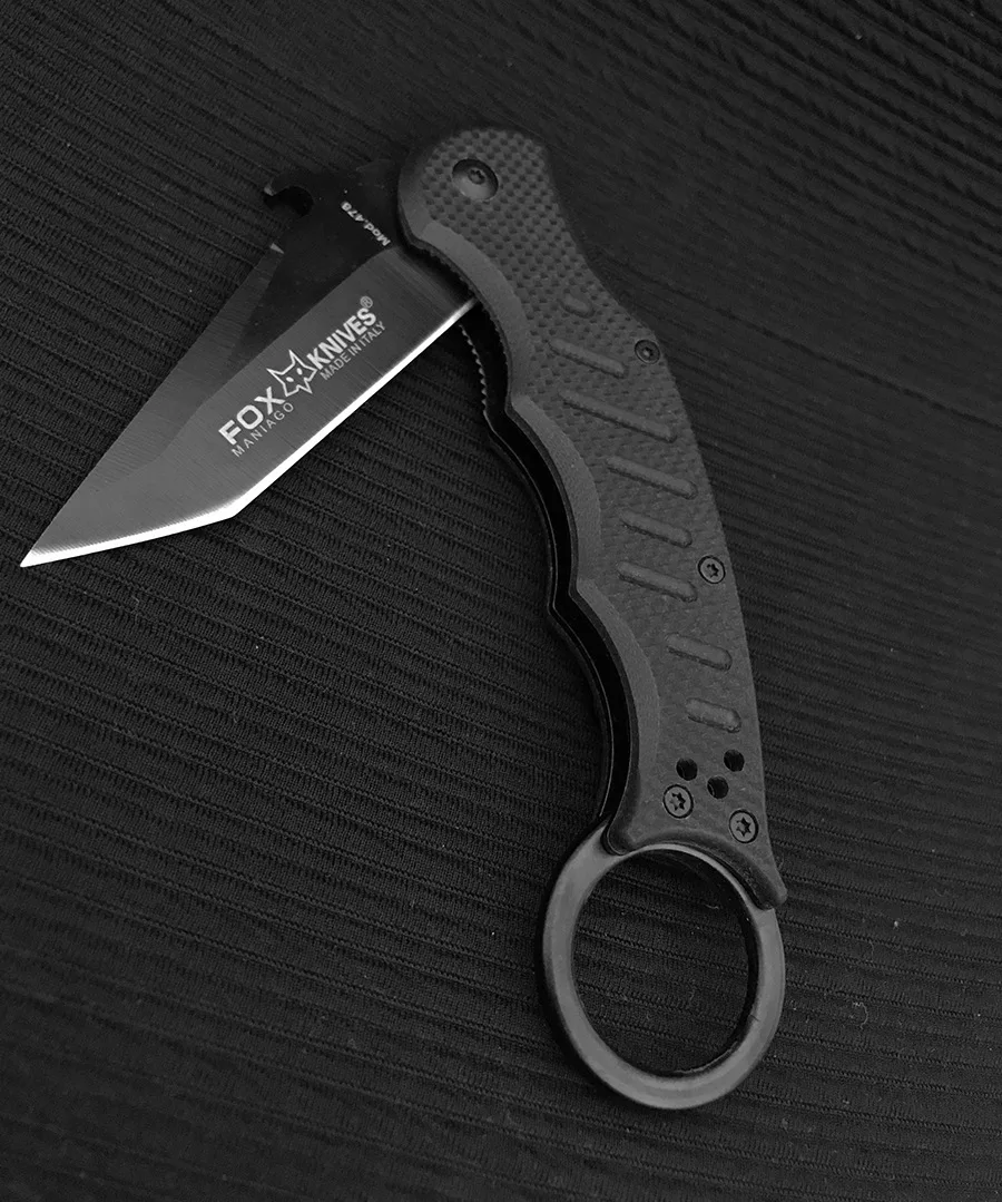 G10 ручка коготь нож karambit складной подарок маленький выживания Охота Открытый нож|