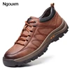 Ngouxm Spring Autumn Winter Men Sneakers Casual PU Leather Lace-Up Flat With Plus Shoes Size 39-44 ► Photo 2/6