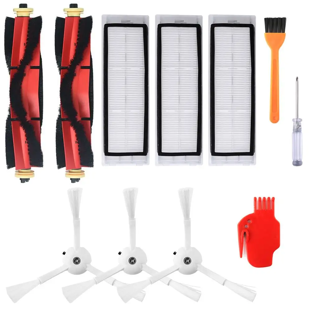 11 шт. Запчасти для пылесоса Замена для Xiaomi Mi робот Roborock S50 S51 S55 Roborock T4 T6 сопутствующие товары для пылесоса комплект