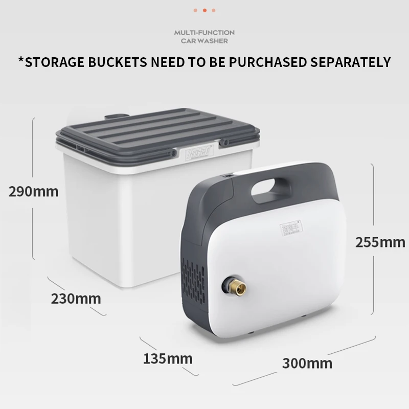 220V Portable Car Washer Machine High Pressure Water Pump With Water Gun Car Wash High Power Home Automatic Washing Machine