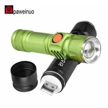 

Mini USB rechargeable lanterna XML T6 18650 Led Torch Flashlight flash light High power Penlight For bicycle foucs flashlights