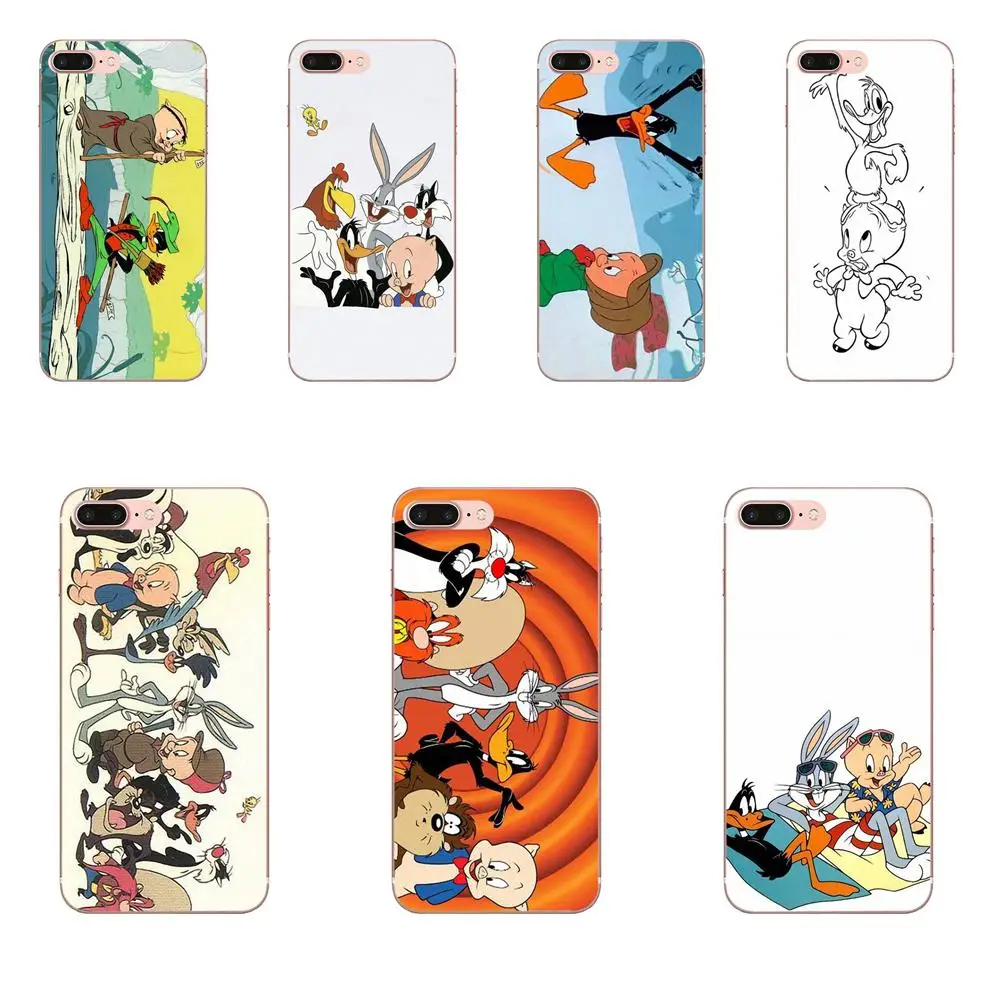 Мягкий чехол Looney Tunes Porky Pig Bugs Bunny Duck для Xiaomi Redmi Mi 4 7A 9T K20 CC9 CC9e Note 7 9 Y3 SE Pro Prime Go Play |