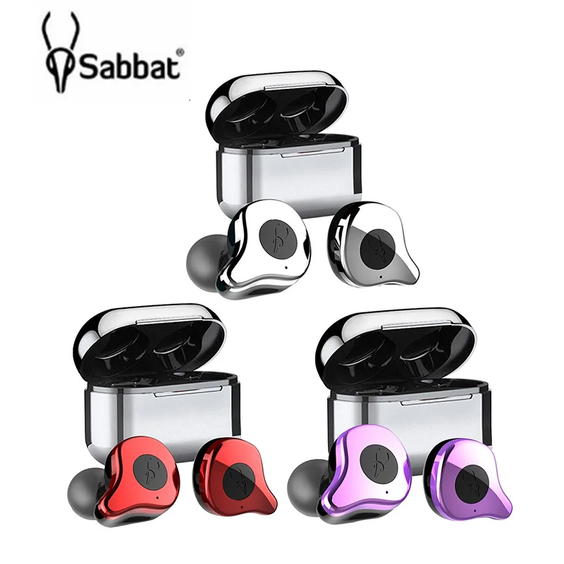 

Sabbat E12 TWS Wireless Bluetooth Earphones Upgraded Edition Bluetooth earphone HIFI Monitor In-ear earbuds with Charging Box