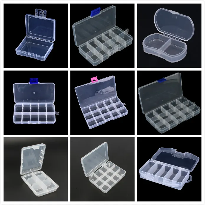 15 Compartments Fishing Lure Bait Hooks Tackle Storage Box Case High quality 