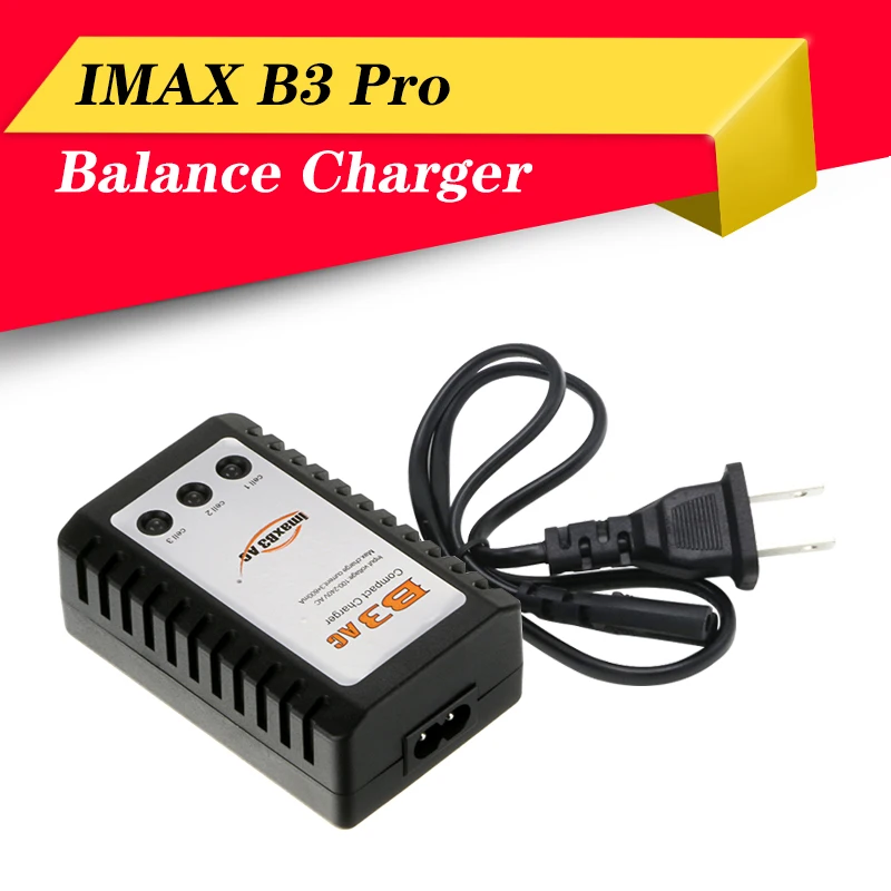 Высокое качество IMAX B3 Pro RC Компактное зарядное устройство AC 2S 3S Lipo адаптер батареи