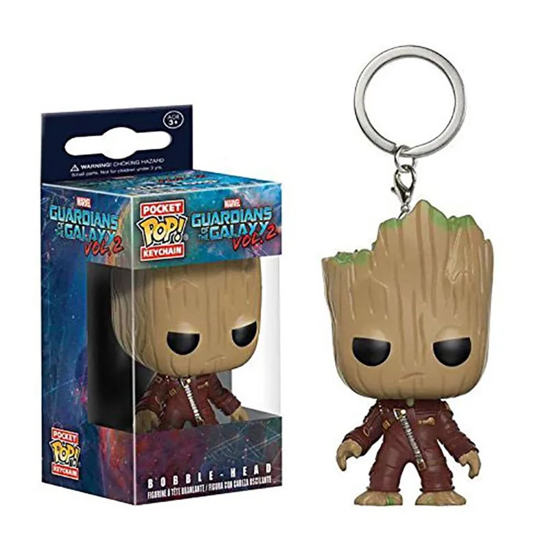 Funko Pop брелок Marvel Мстители странные вещи Дэдпул отряд самоубийц История игрушек Рик Морти Игра престолов игрушки - Цвет: Tree Man Red