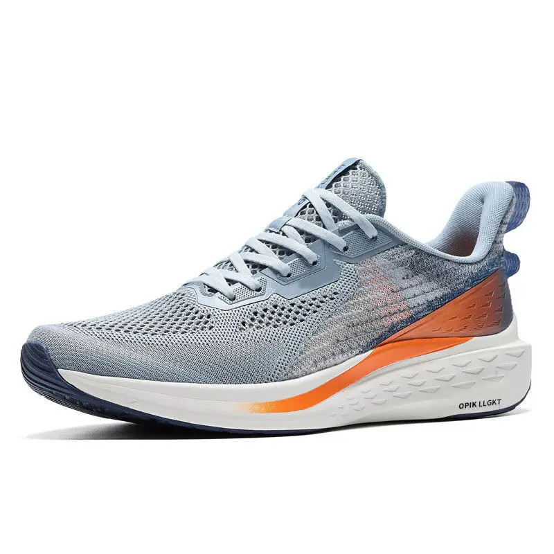 Hot Sales Summer Autumn Men Sport Shoes Mesh Breathable Running Sneakers Outdoor Light Walking Male Footwear Anti-skid Lace-up | Спорт и