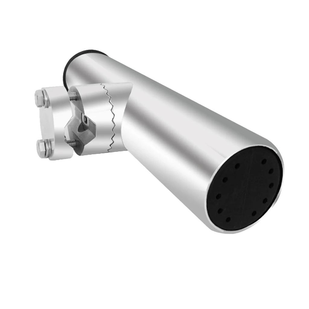 

Stainless Steel Boat Marine Clamp On Fishing Rod Holder Pole Bracket 1
