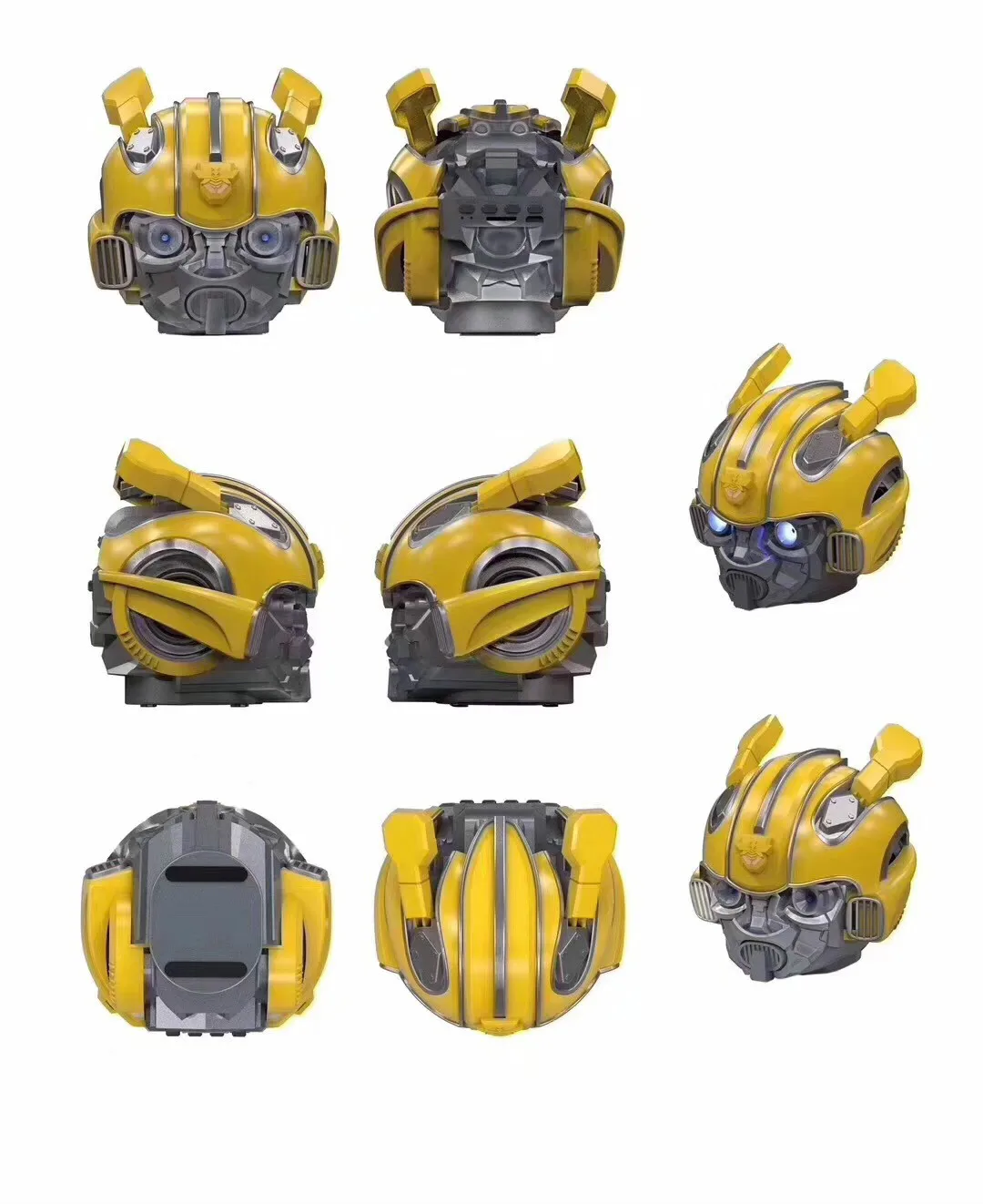 Bluetooth Колонка Bumblebee Беспроводная мини колонка с сабвуфером со светодиодной