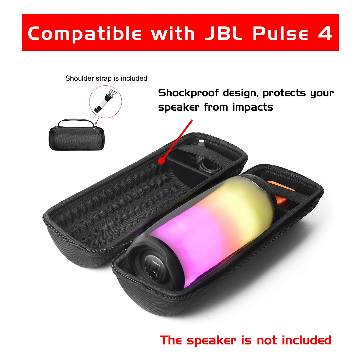 Защитный чехол для динамика JBL Pulse 4, переносная дорожная сумка, чехол для хранения