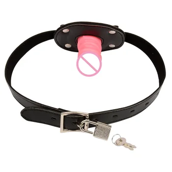 Adult Game Erotic Toys Strap On Penis Open Mouth Oral Dildo Gag Fetish Bdsm Bondage Restraints Play Slave Sex Toys For Couples 4