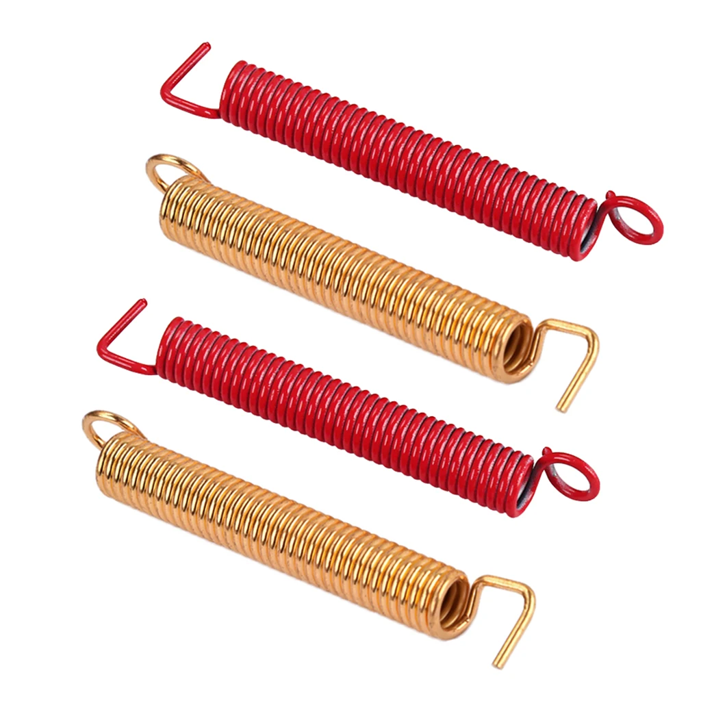 4x Electric Guitar Tremolo Bridge Springs Red + Golden | Спорт и развлечения