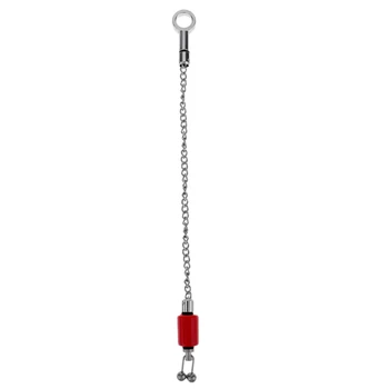 

Stainless Steel Soft Chain Tensioner Fishing Swinger Steel Chain 22cm Carp Indicator for Bite Alarm Hangers 1Pc