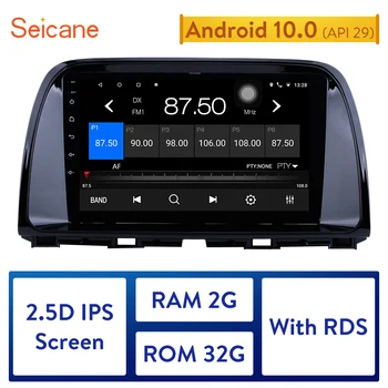 

Seicane 9 inch HD 1024*600 Touchscreen 2Din Android 10.0 Car Radio WiFi Multimedia Player For 2012 2013-2015 Mazda Cx-5 cx5 cx 5