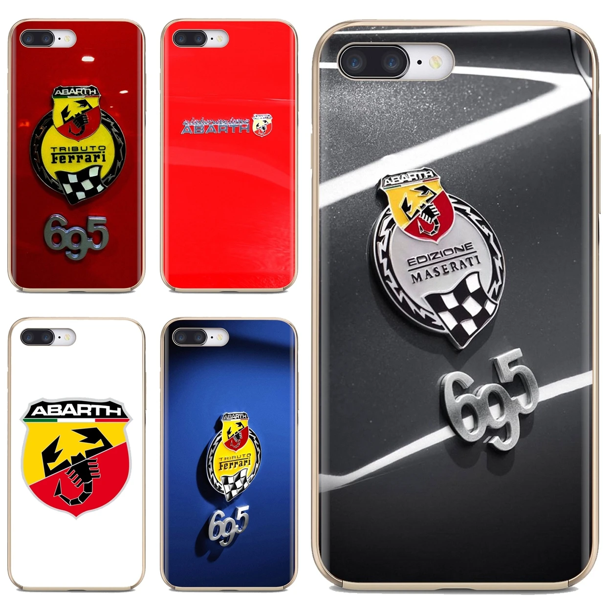 Для спортивной машины ABARTH логотип для Motorola Moto G G2 G3 X4 E4 E5 G5 G5S G6 Z Z2 Z3 C Play Plus тонкий