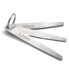 2/2. 2/3. 0 мм щуп 3 лезвия клапана толщина зазора щуп измерительный прибор Метрическая Регулировка измерения линейка стальной измерительный инструмент