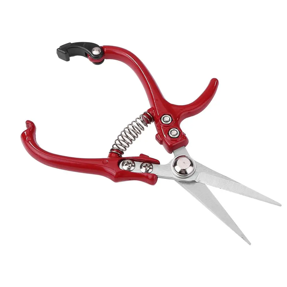 leaf blower and vacuum Labor-saving Garden Scissors Stainless Steel Spring Gardening Tree Pruning Shears Pruner Cutting Tool with Safety Buckle petrol grass strimmer