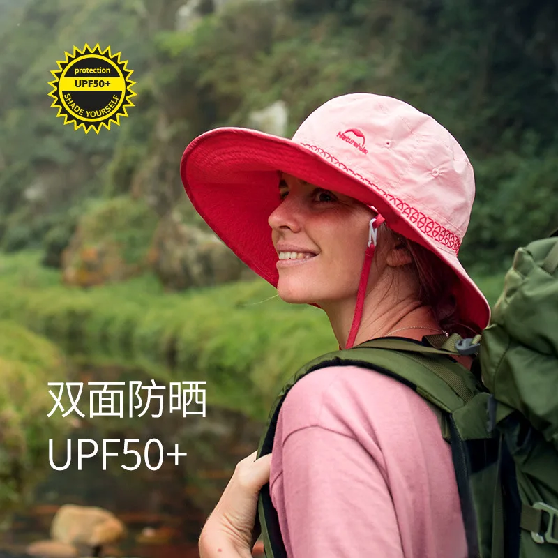 

NH Naturehike Topee Summer Outdoor Fishing Hat Sun Protection Hat College Style UV-Protection Travel Lengthen Large-Brimmed Hat