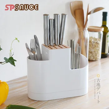 

Japan Originality More Function Tableware Accept Frame Kitchen Knife Frame Household Oak Knife Kitchen Articles Luggage Carrier