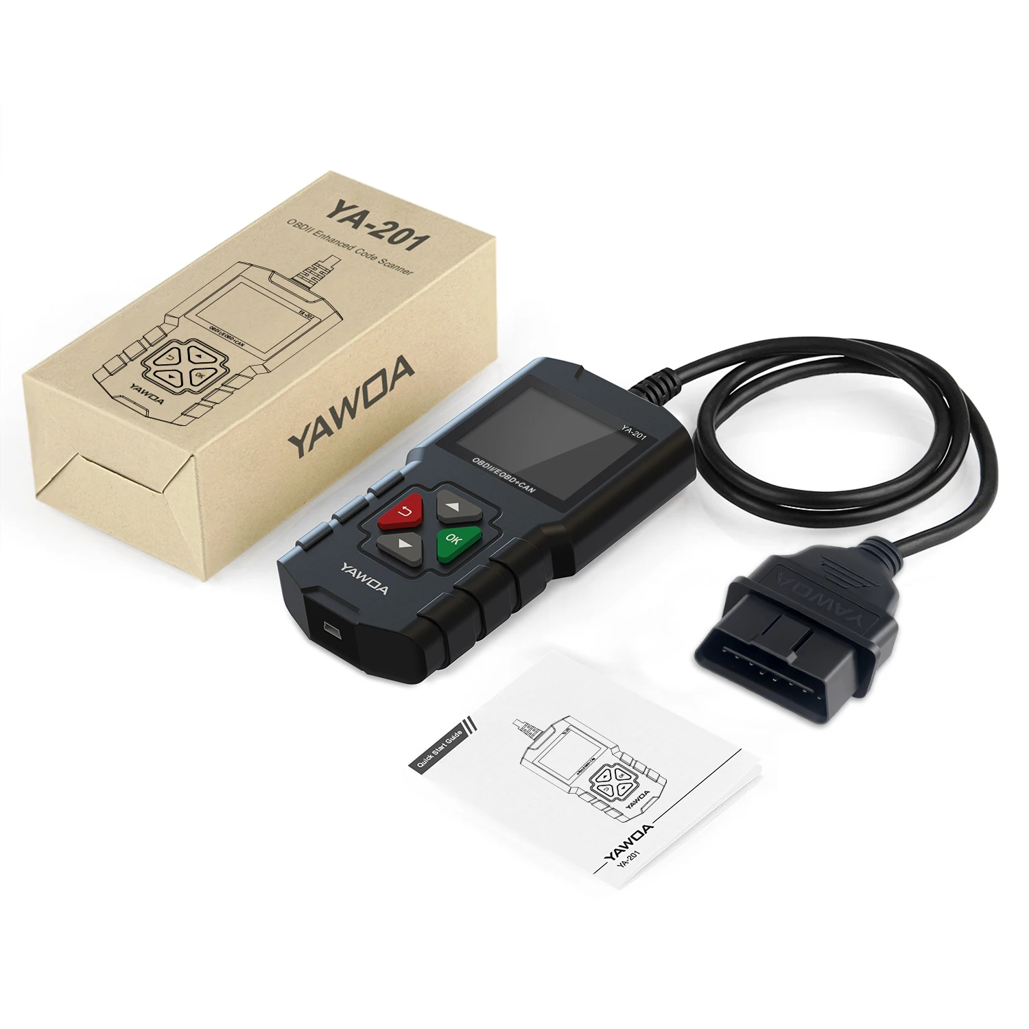 Ediag YA201 считыватель кодов OBDII/EOBD YA 201 автоматический диагностический инструмент