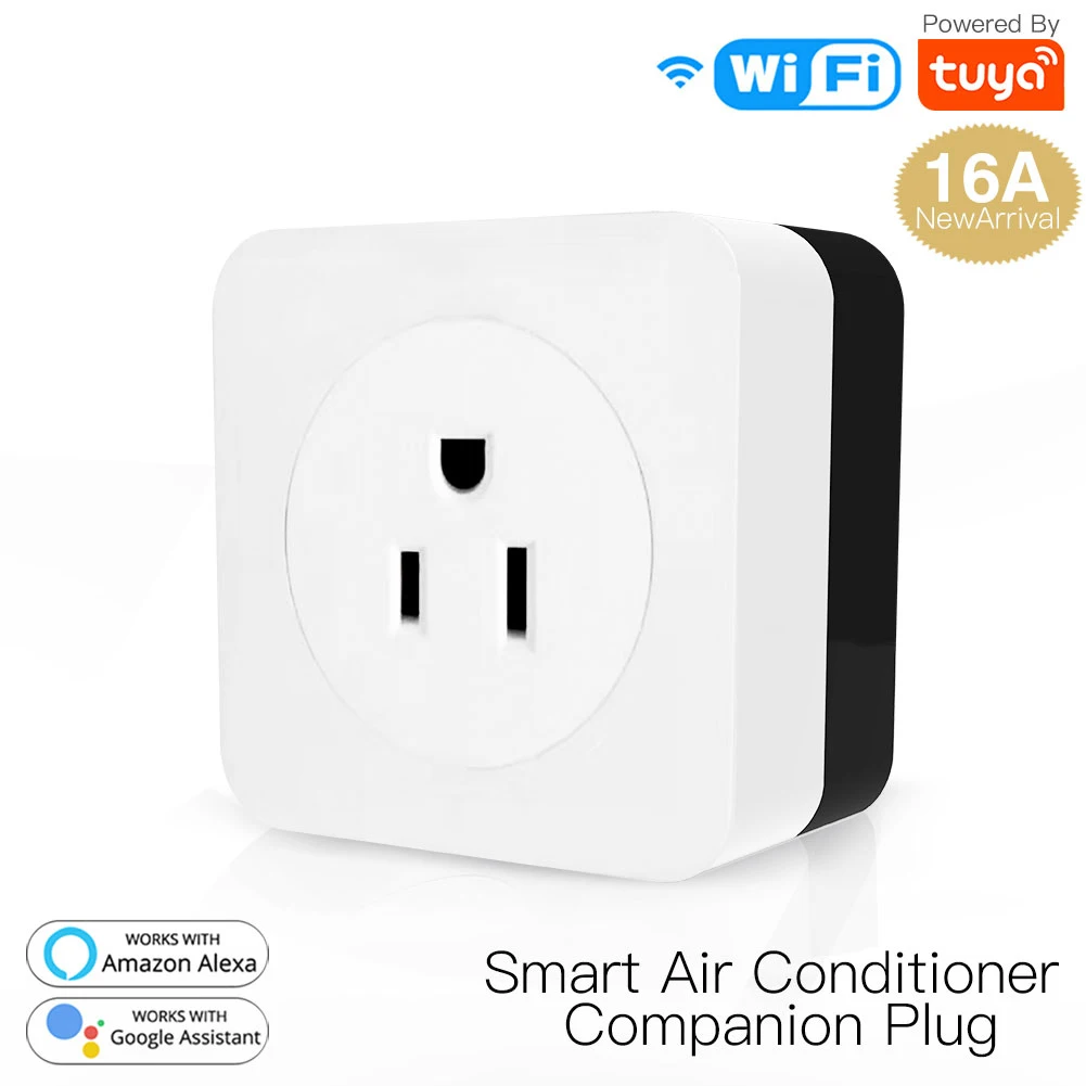 WiFi Smart 16A кондиционер компаньон ИК пульт дистанционного управления Лер настенный штекер Smart Life Tuya приложение управление работа с Alexa Google Home