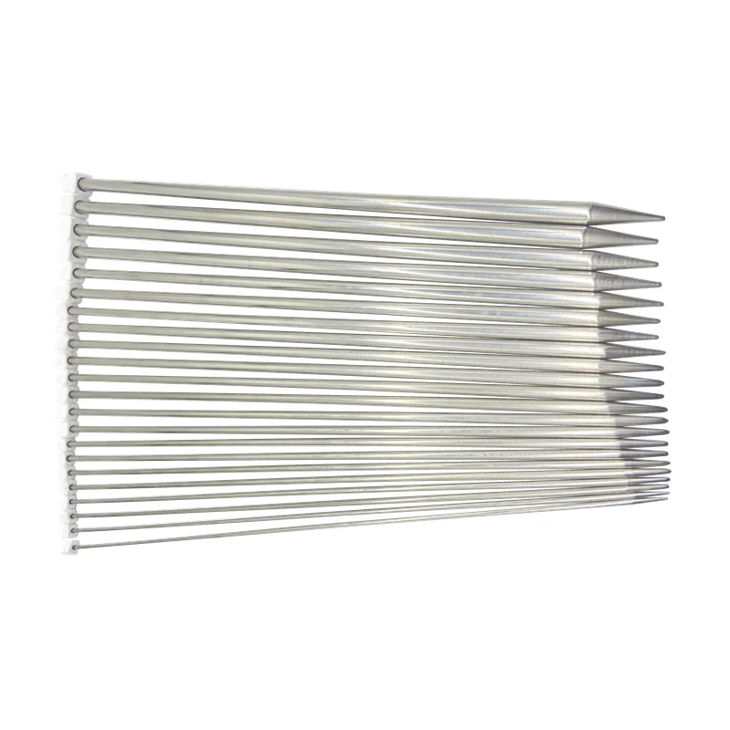 Premium Stainless Steel Straight Knitting Needles